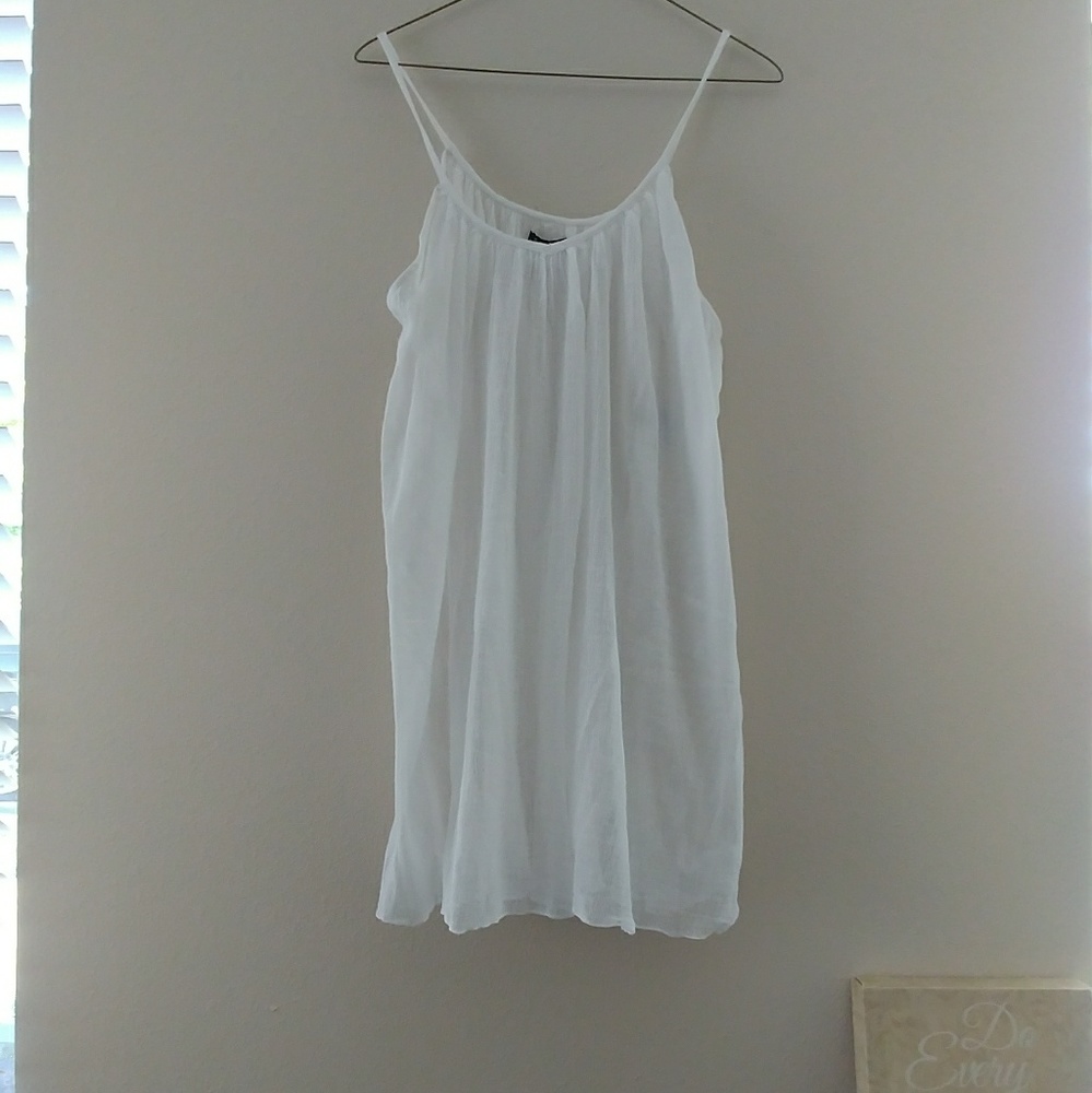 White VENUS beach cover-up
